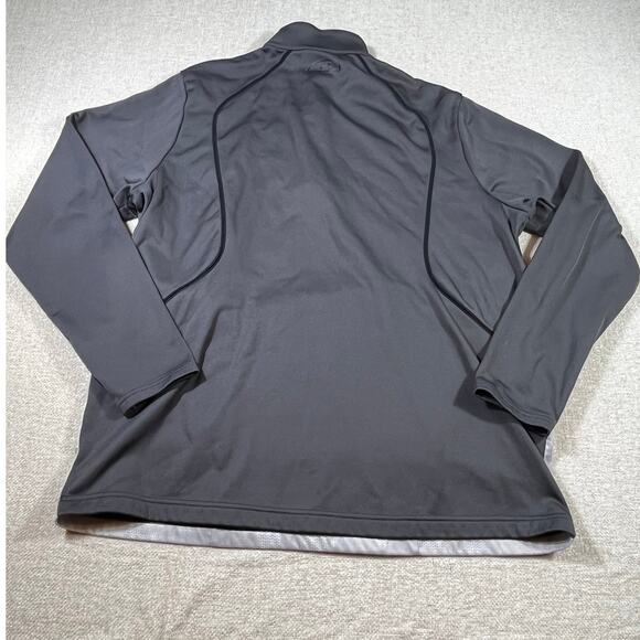 Under Armour Men’s XL Gray White ¼ Zip Long Sleeve Texas Tech Logo Pullover - Picture 2 of 7